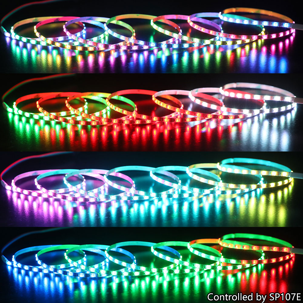 DC5V 96LEDs 4MM LC8805B(Similar to SK6812) SMD2020 Built-in IC Addressable Flexible led strip lights, 3.28ft/roll DC5V 96LEDs 4MM LC8805B(Similar to SK6812) SMD2020 Built-in IC Addressable Flexible led strip lights, 3.28ft/roll